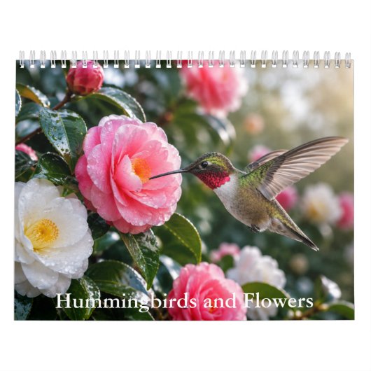 Kolibri- und Blumenkalender Kalender (Titelbild)