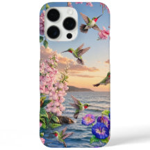 Kolibri- und Blumenlandschaft