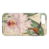 Kolibri und Orchidee Case-Mate iPhone Hülle (Rückseite (Horizontal))
