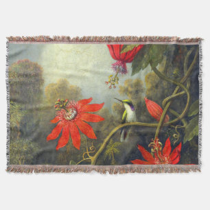 Kolibri und Passionsblumen Malerei Decke