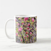 Kolibri und rosa Blumen Kaffeetasse (Links)