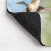 Kolibri und Sonnenblume Mousepad (Ecke)