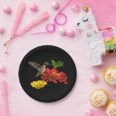 Kolibri-und Zinnias-PapierTeller Pappteller (Party)