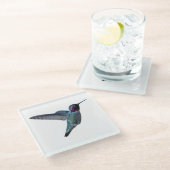 Kolibri-Untersetzer - entwerfen Sie A Glasuntersetzer (Schrägansicht)