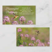 Kolibri Visitenkarte (Vorne/Hinten)