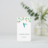 Kolibri Visitenkarte (Stehend Vorderseite)