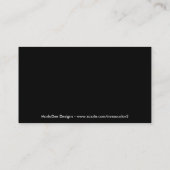 Kolibri-Visitenkarte Visitenkarte (Rückseite)