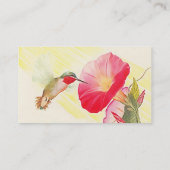 KOLIBRI-VISITENKARTEN ~ GEBEN EINE ERKLÄRUNG AB! VISITENKARTE (Rückseite)