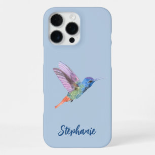 Kolibri Vogel Blau iPhone 16 Pro Max Hülle