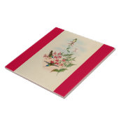 Kolibri-Vogel-Blumen-Blumentier-wild lebende Tiere Fliese (Seite)