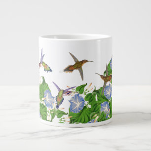 Kolibri Vögel Blumen Floral Jumbo-Tasse