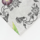 Kolibri-Vogel-Blumen-Garten-Fleece-Decke Fleecedecke (Ecke)