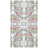 Kolibri-Vogel-Blumen-Garten-Tischdecke Tischdecke (Vorderseite)