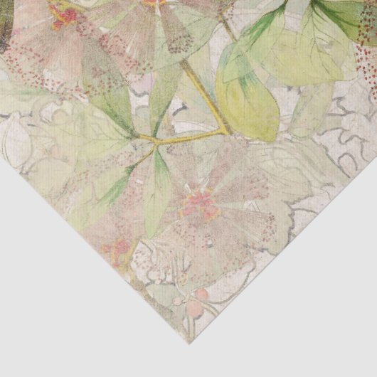 Kolibri-Vogel-Blumen-Gewebe-Papier Seidenpapier (Detail)
