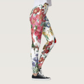 Kolibri-Vogel-Blumen-Schmetterlings-Leggings Leggings (Rechts)