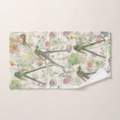 Kolibri-Vogel-Blumen-Tier-Bad-Handtuch Handtuch (Handtuch)
