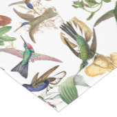 Kolibri-Vogel-Blumen-Tier-Tabellen-Läufer Mittelgroßer Tischläufer (Ecke)