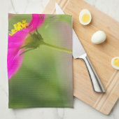 Kolibri-Vogel-Blumentiertier-Blume Handtuch (Viertel Falte)