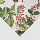 Kolibri-Vogel-Geißblatt-Blumen-Seidenpapier Seidenpapier (Detail)