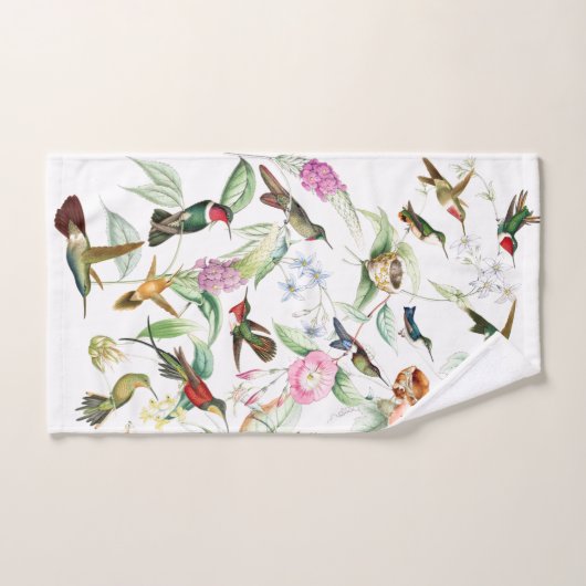 Kolibri-Vogel-Himmels-Bad-Tuch-Set Badhandtuch Set (Handtuch)