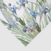 Kolibri-Vogel-Iris-Blumengnaden-Seidenpapier Seidenpapier (Detail)