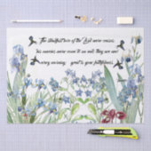 Kolibri-Vogel-Iris-Blumengnaden-Seidenpapier Seidenpapier (Handwerk)