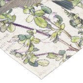 Kolibri-Vogel-Klee-Blumen-Tabellen-Läufer Großer Tischläufer (Ecke)