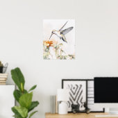 Kolibri Vogel Kunst Poster (Heimbüro)