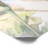 Kolibri Vogel Kunst Poster (Ecke)