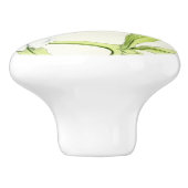 Kolibri-Vogel-Orchideen-Blumen-Blumengarten-Griff Keramikknauf (Seitenansicht)