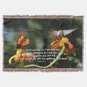 Kolibri Vogel Schmetterling Sonnenblume Wurfdecke Decke