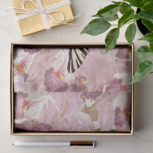 Kolibri-Vogel-Schmetterlings-Blumenseidenpapier Seidenpapier (Geschenk)