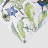 Kolibri-Vögel Starflower Blumen-Seidenpapier Seidenpapier (Detail)