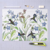 Kolibri-Vögel Starflower Blumen-Seidenpapier Seidenpapier (Handwerk)