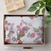 Kolibri-Vogel-süße Erbsen-Blumen-Seidenpapier Seidenpapier (Geschenk)