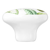 Kolibri-Vogel-Tier-Tier-Blüten-Griff Keramikknauf (Seitenansicht)