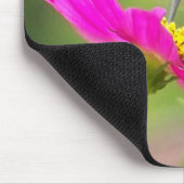 Kolibri-Vogel-Tier-Tier mit Blumen Mousepad (Ecke)