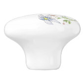 Kolibri-Vogel-Tier-Tierblumengriff Keramikknauf (Seitenansicht)