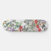 Kolibri-Vogel-Tier-TierblumenSkateboard Skateboard (Horizontal)