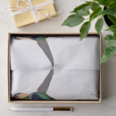 Kolibri-Vogel-Tierorchideen-Blumenseidenpapier Seidenpapier (Geschenk)