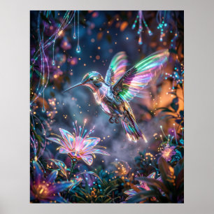 Kolibri Voltage Garten Poster