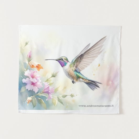 Kolibri Wandteppich (Vorderseite (Horizontal))