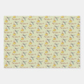 Kolibri-Weihnachten Geschenkpapier Set (Vorderseite 3)