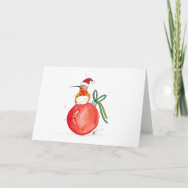 Kolibri-Weihnachtskarte Feiertagskarte