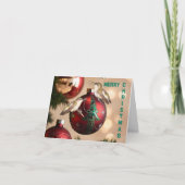 Kolibri-Weihnachtskarte Karte (Vorderseite)