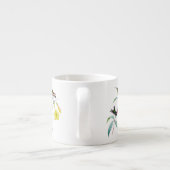 Kolibri-Wildblumebotanische Espresso-Tasse Espressotasse (Rückseite)
