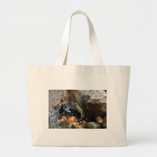 Kolibrie-Tasche Jumbo Stoffbeutel (Vorne)