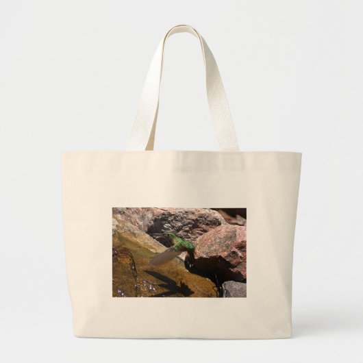 Kolibrie-Tasche Jumbo Stoffbeutel (Vorne)