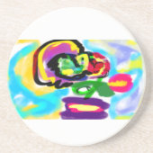 Kolibrifeder  getränkeuntersetzer (Vorne)