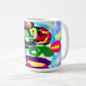 Kolibrifeder kaffeetasse (VorderseiteRechts)